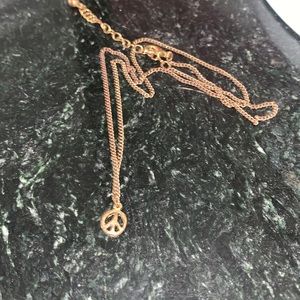 Brandy Melville peace necklace